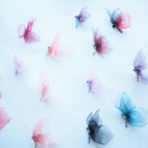 Butterflies ; brooch