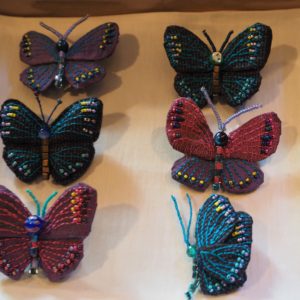 Butterfly ; brooch