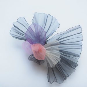 Black Fish Fin ; earring