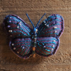 Butterfly ; brooch