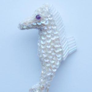 seahorse brooch