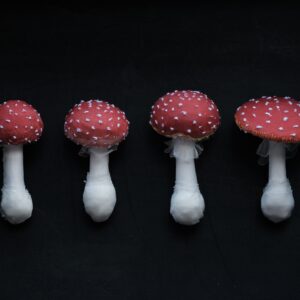 ベニテングタケのブローチ (2023)